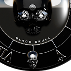 Black Skull Watch Face