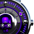 Purple Skull Watch Face