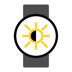 Display Brightness for Wear