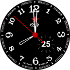 러시아어 사령관 시계