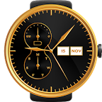 Gold Watch Face